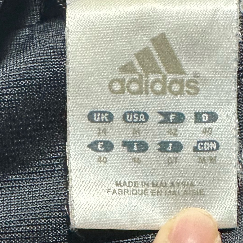 Adidas Women's Black Bomber Jacket with Purple Accents - Picture 8 of 9